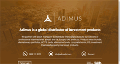 Desktop Screenshot of adimusltd.com