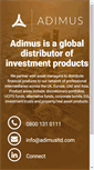 Mobile Screenshot of adimusltd.com
